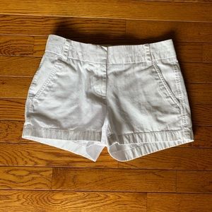 White J. Crew Chino Shorts Size 000